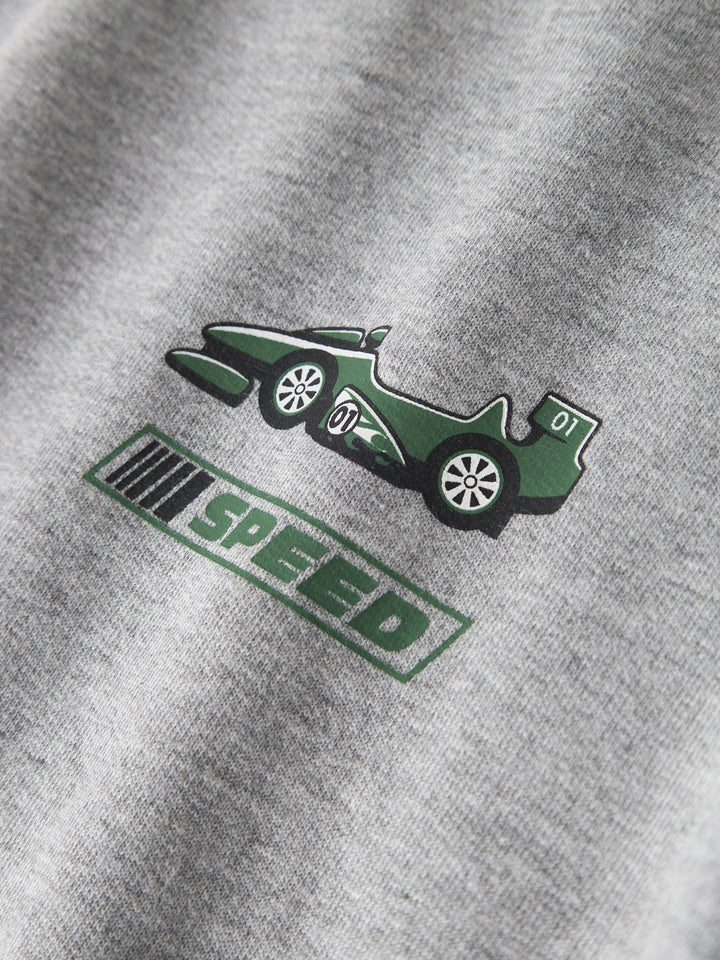 name it mini NILIUS LS SWEAT - Grey Melange