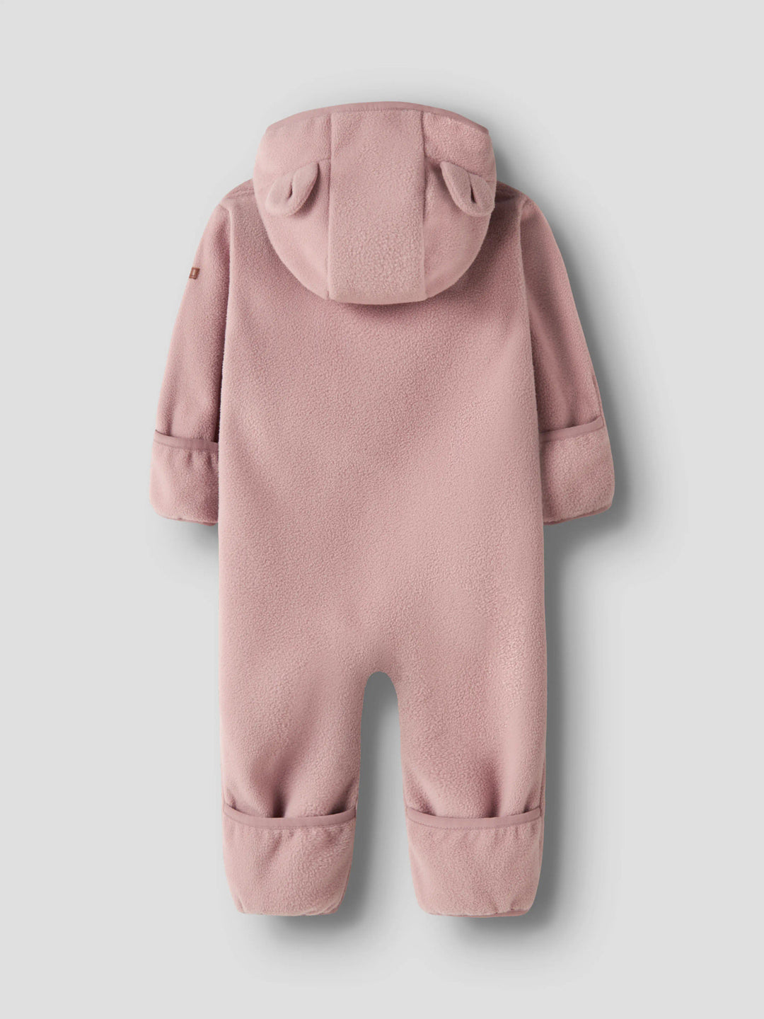 name it baby MEEKO FLEECE SUIT MELANGE NOOS - Woodrose