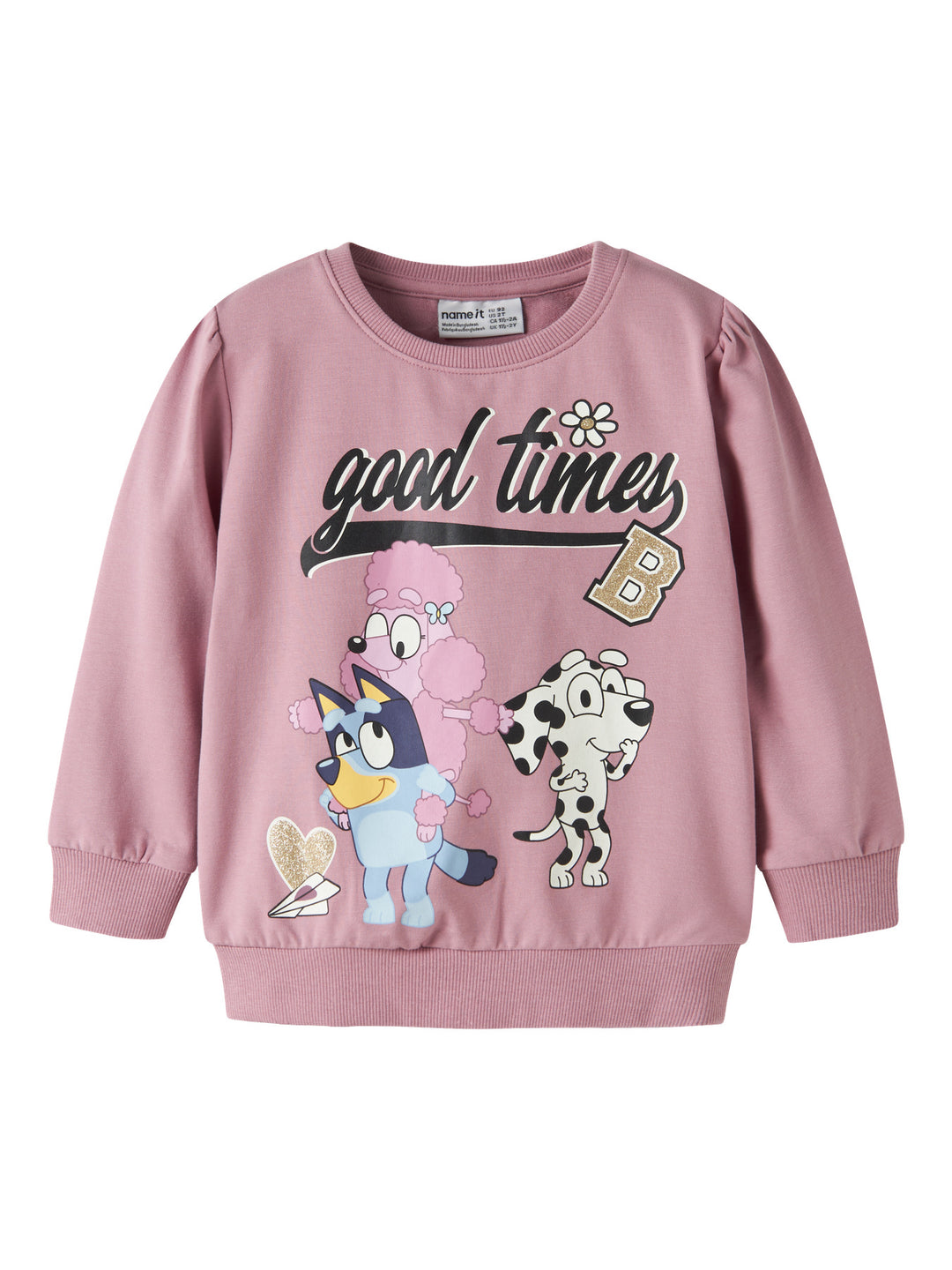 name it mini JONERA BLUEY SWEAT SKY - Lilas