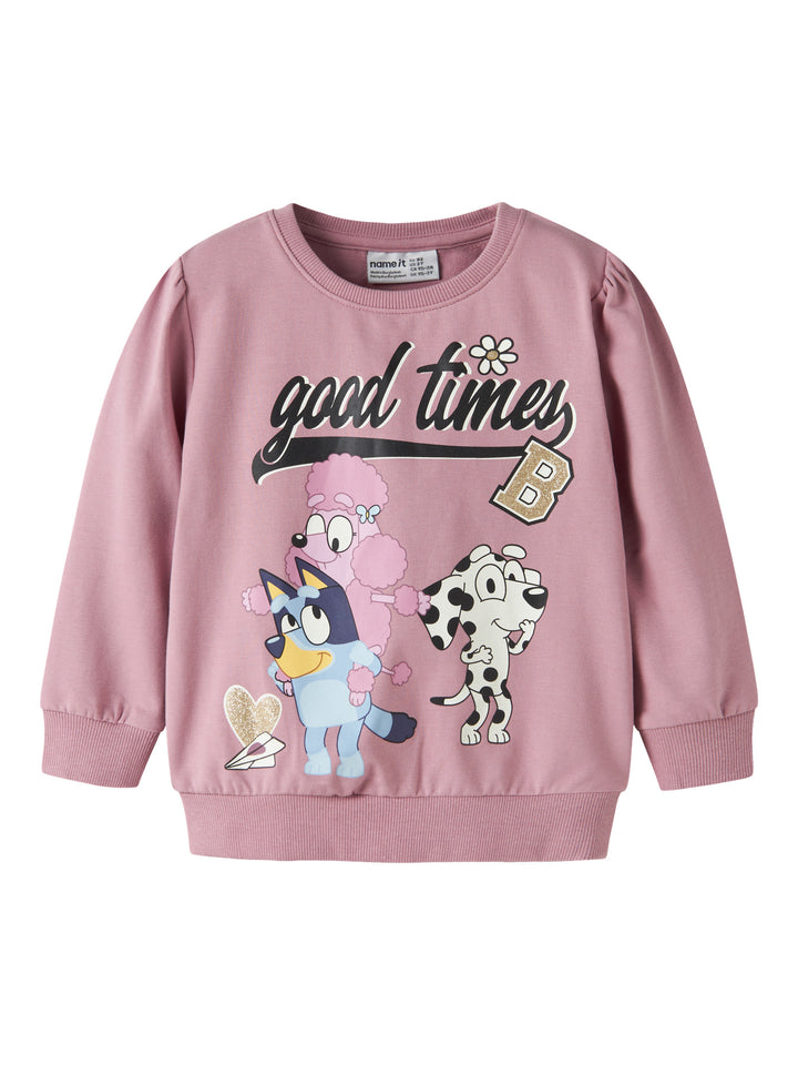 name it mini JONERA BLUEY SWEAT SKY - Lilas