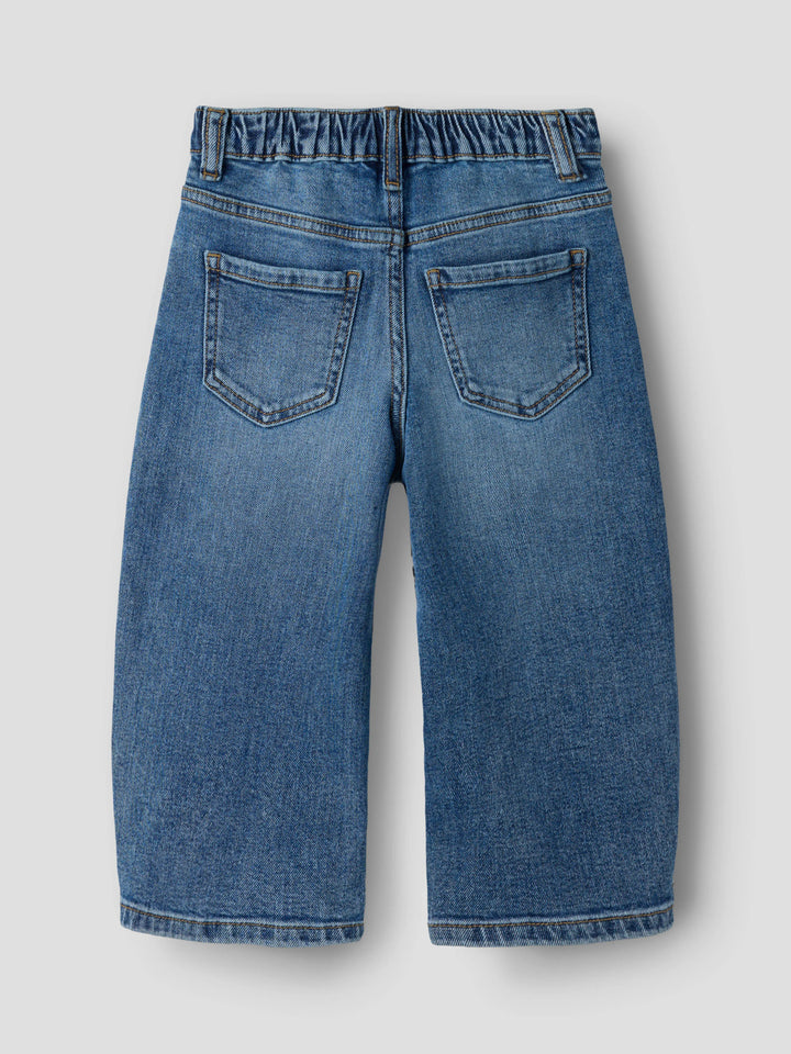 name it mini BEN Barrel Jeans - Medium Blue Denim