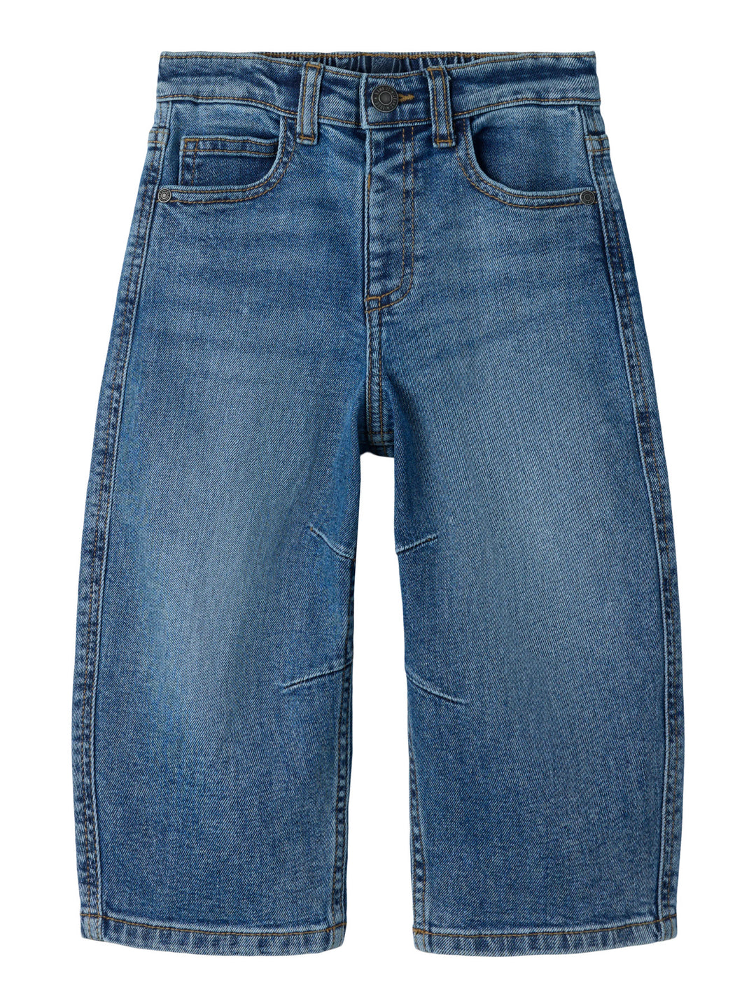 name it mini BEN Barrel Jeans - Medium Blue Denim