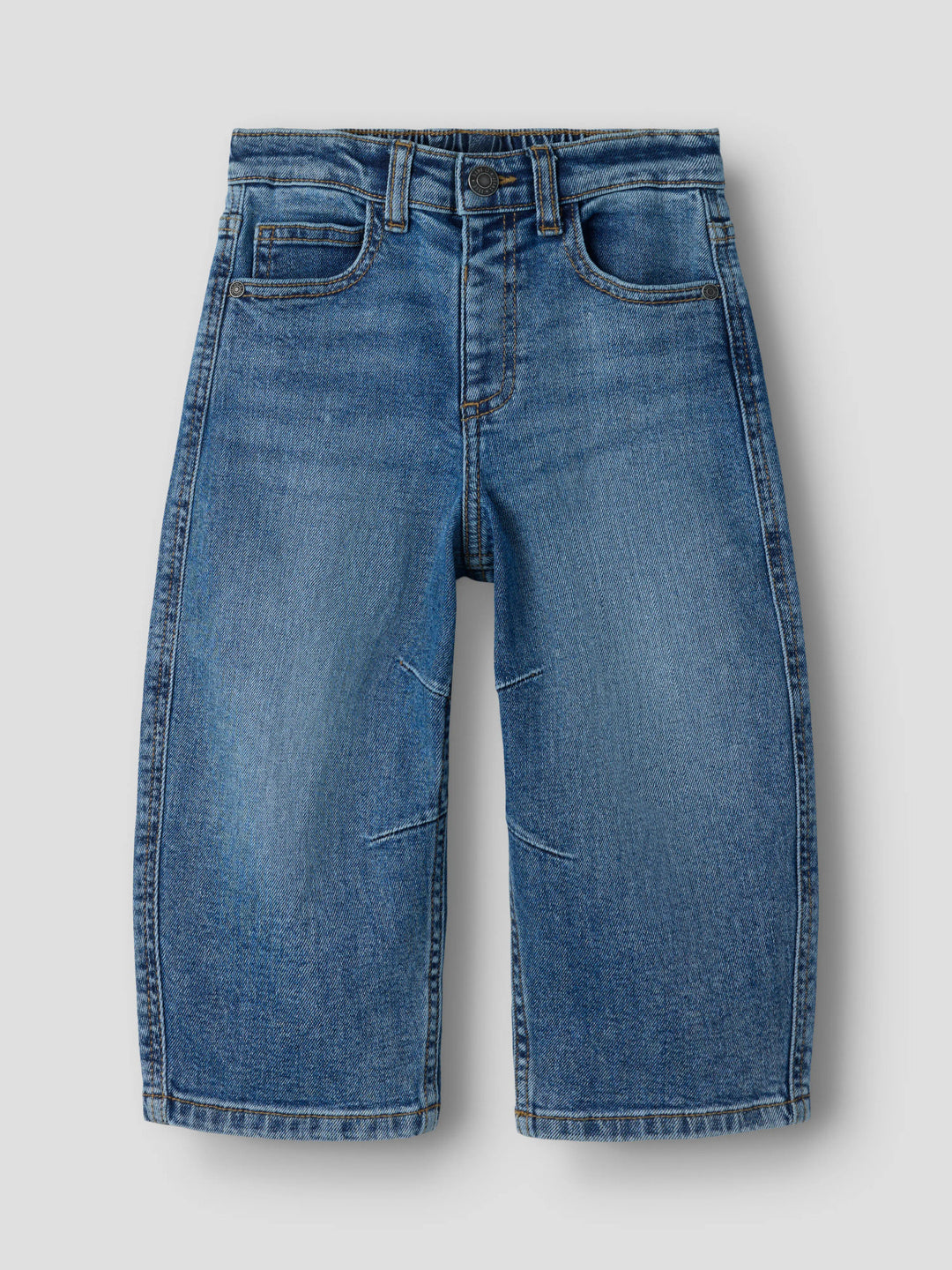 name it mini BEN Barrel Jeans - Medium Blue Denim