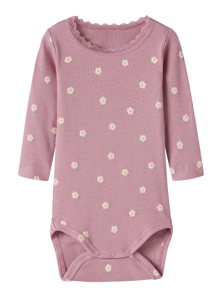 name it baby LAUREL LS Body - Lilas