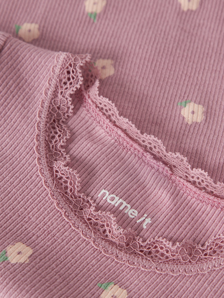 name it baby LAUREL LS Body - Lilas