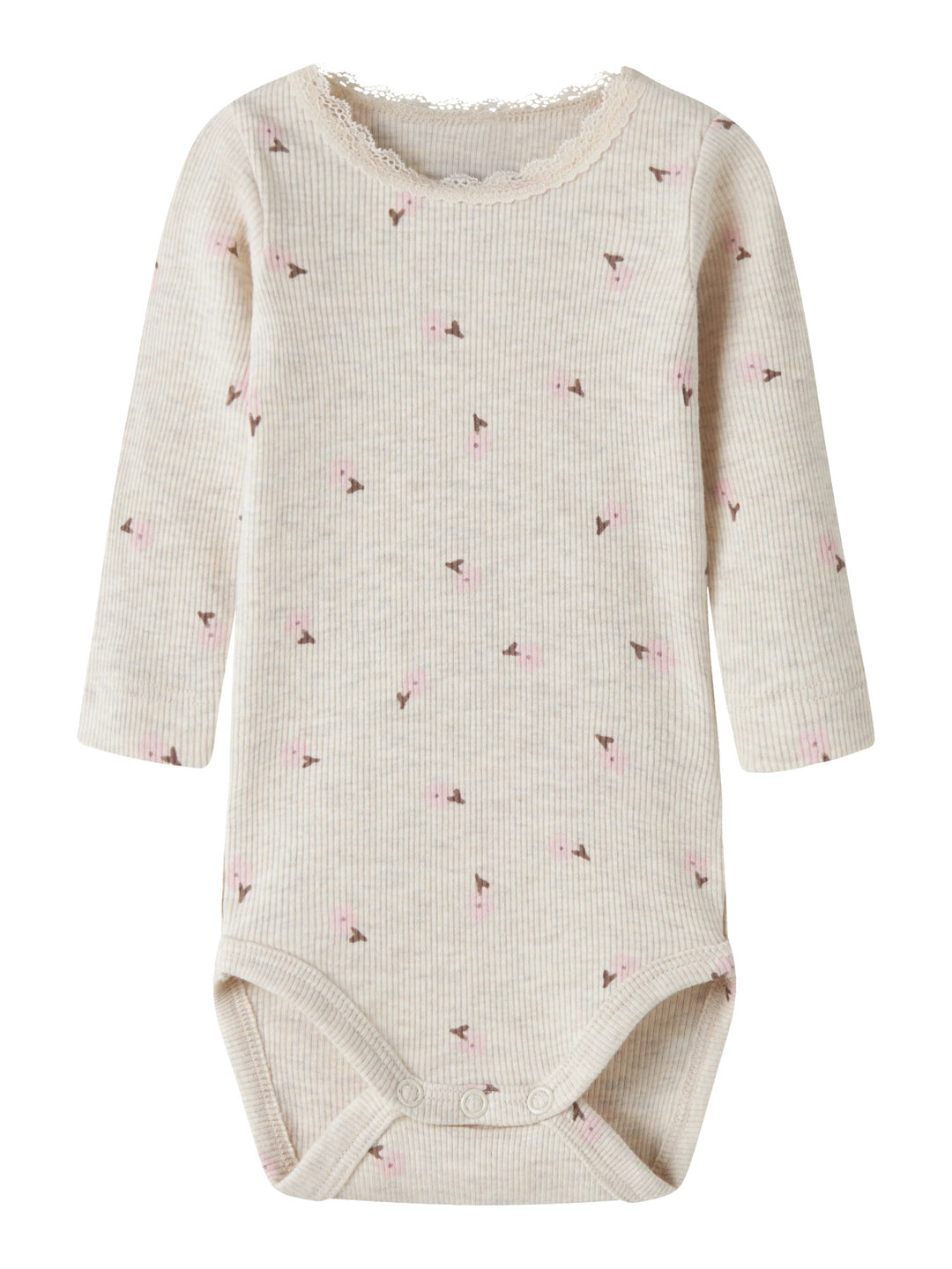 name it baby LAUREL LS Body – Peyote Melange