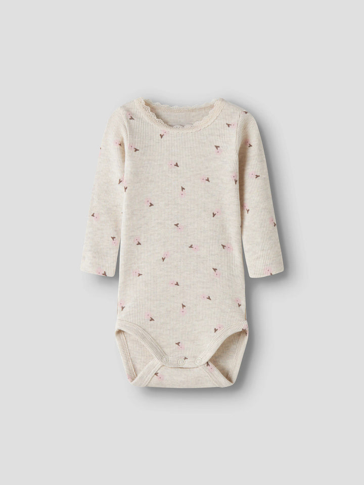 name it baby LAUREL LS Body – Peyote Melange
