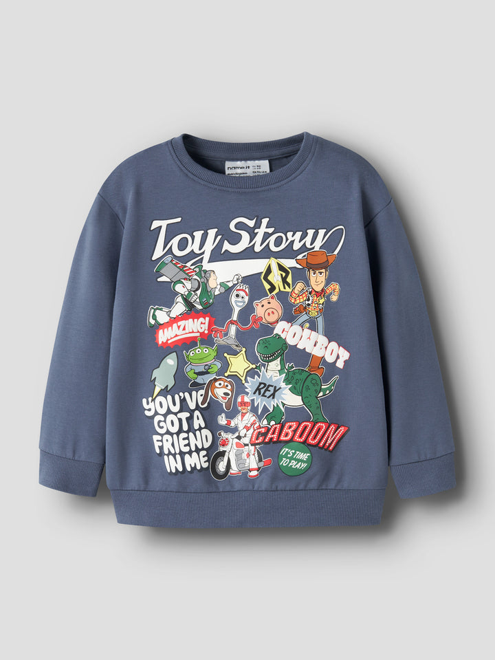 name it mini JOKUM TOY STORY SWEAT - Vintage Indigo