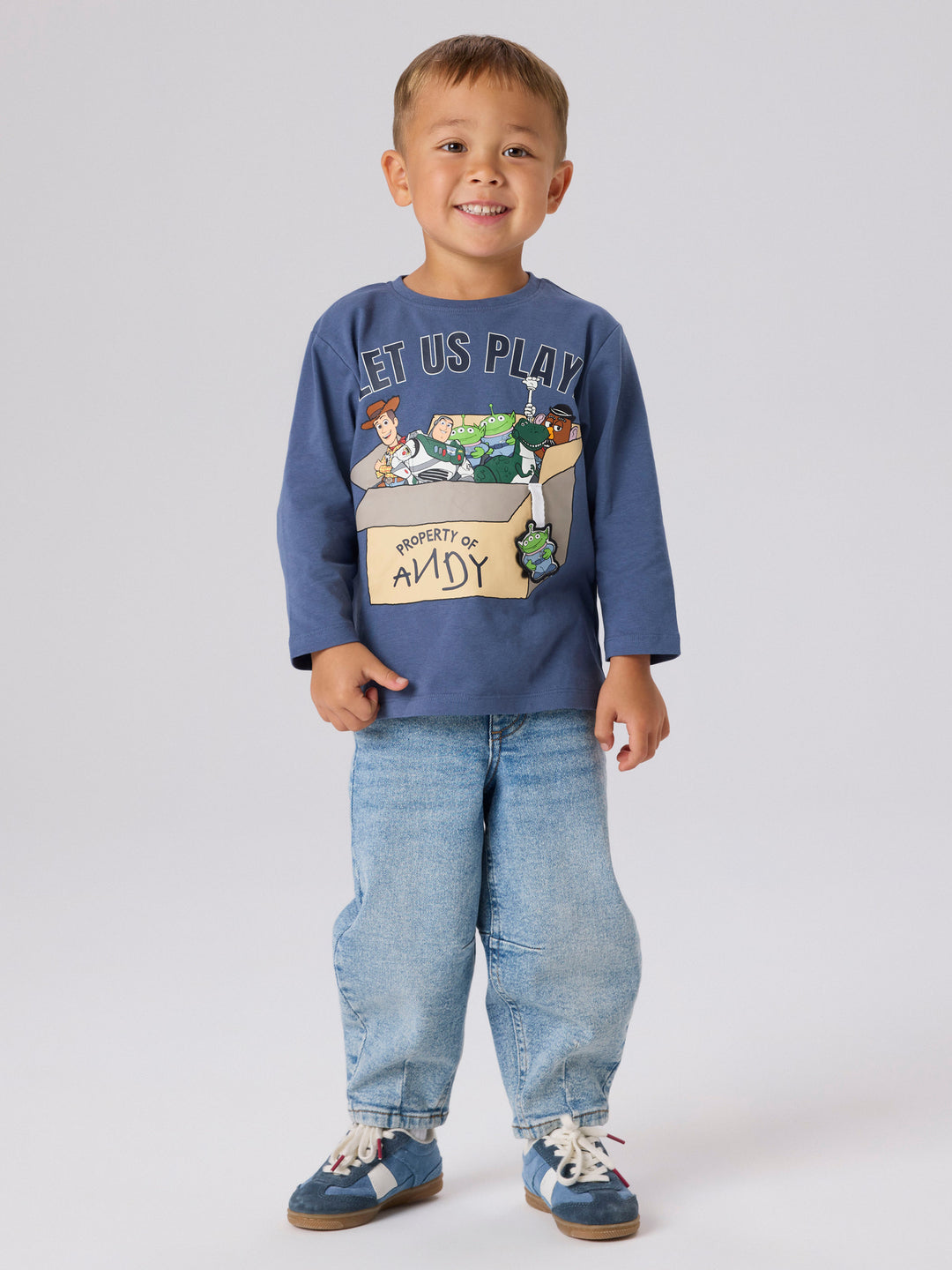 name it mini JOSBA TOY STORY LS TOP - Vintage Indigo
