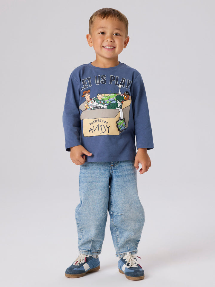 name it mini JOSBA TOY STORY LS TOP - Vintage Indigo