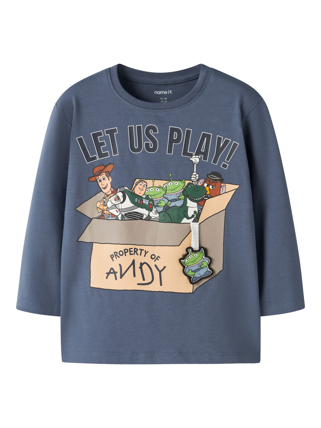 name it mini JOSBA TOY STORY LS TOP - Vintage Indigo