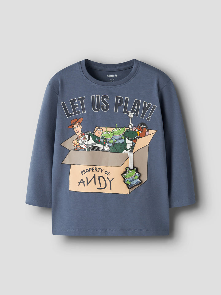 name it mini JOSBA TOY STORY LS TOP - Vintage Indigo