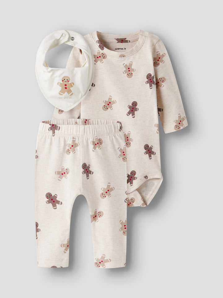 name it baby DABBA Body Giftpack - Peyote Melange