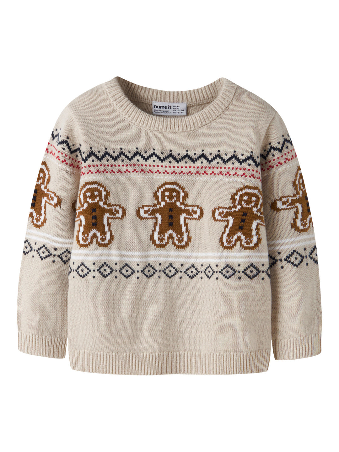 name it mini RISMAS Julegenser - Peyote Melange