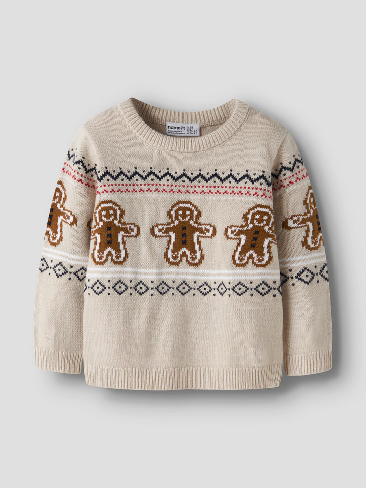 name it mini RISMAS Julegenser - Peyote Melange