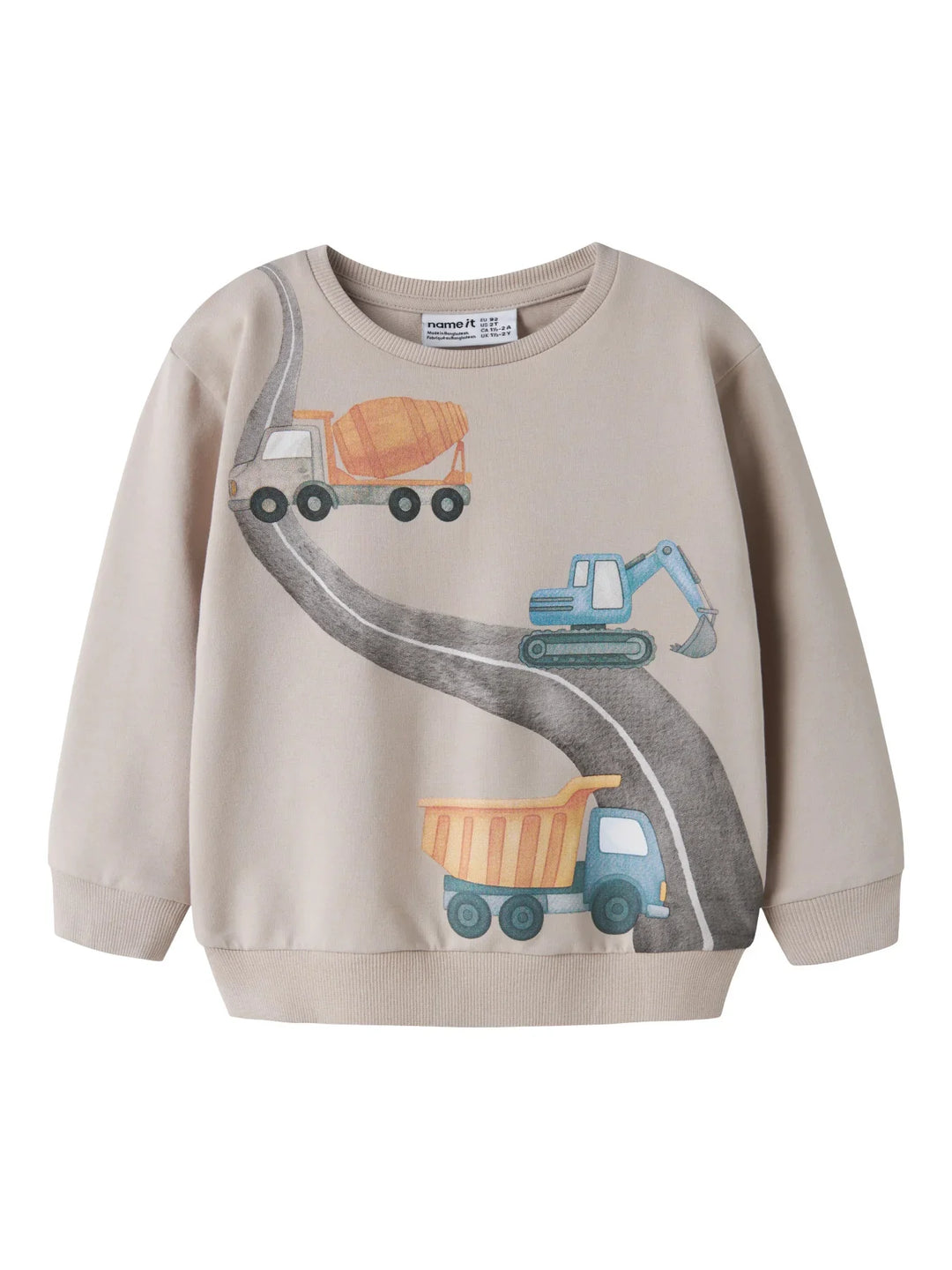 name it mini JASO LS SWEAT - Chateau Gray