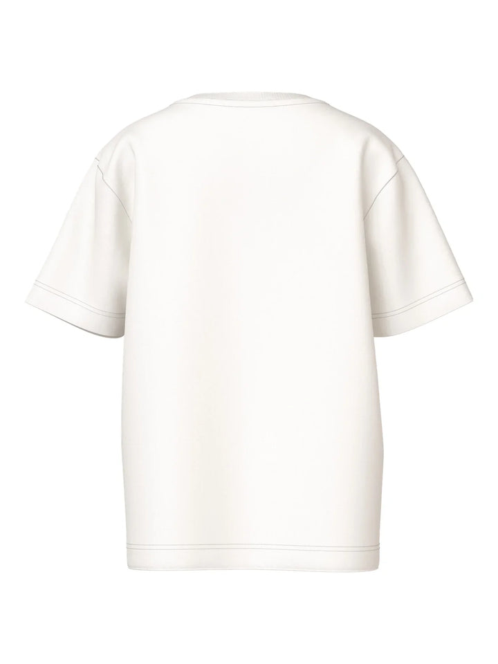 name it mini JAVOL SS NREG TOP - Bright White