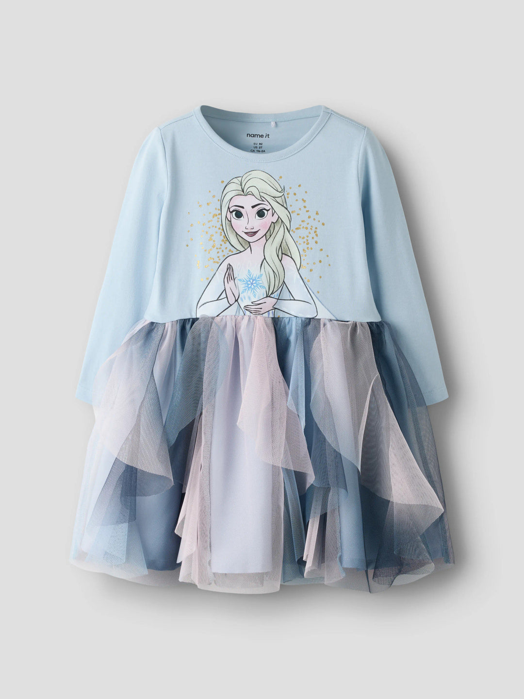 name it mini SORI FROZEN Tyllkjole - Subdued Blue