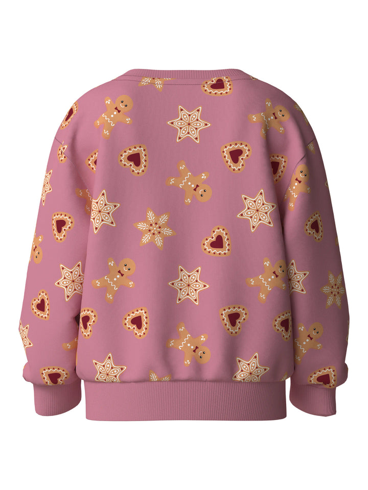 name it mini VERTRUD Genser - Wild Rose | Gingerbread Cookies