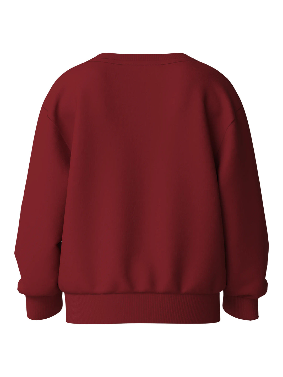 name it mini VERTRUD Genser - Red Dahlia | Reindeer Bow