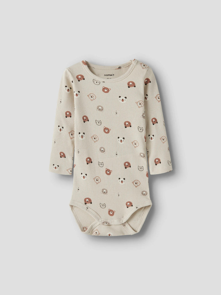 name it baby JOPPI LS BODY - Almond Milk