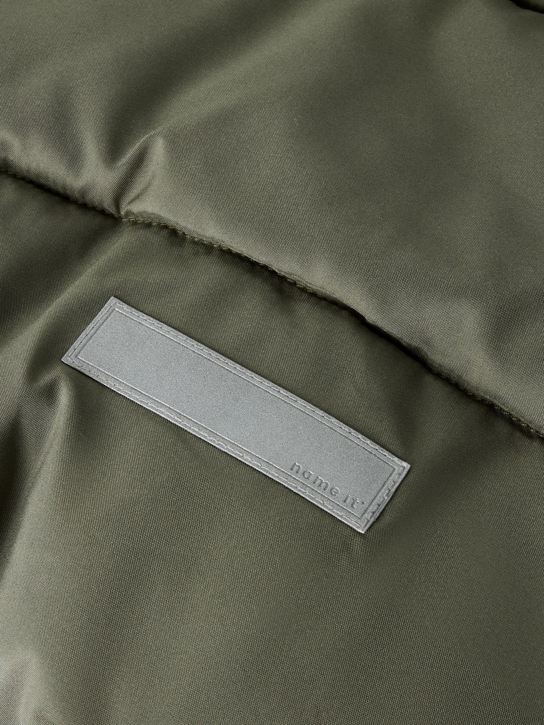 name it mini FORTY Pufferjakke - Dusty Olive