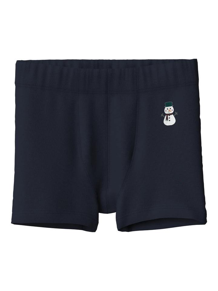 name it mini VISMAS 3pk Boxer - Navy Blazer / Botanical Garden