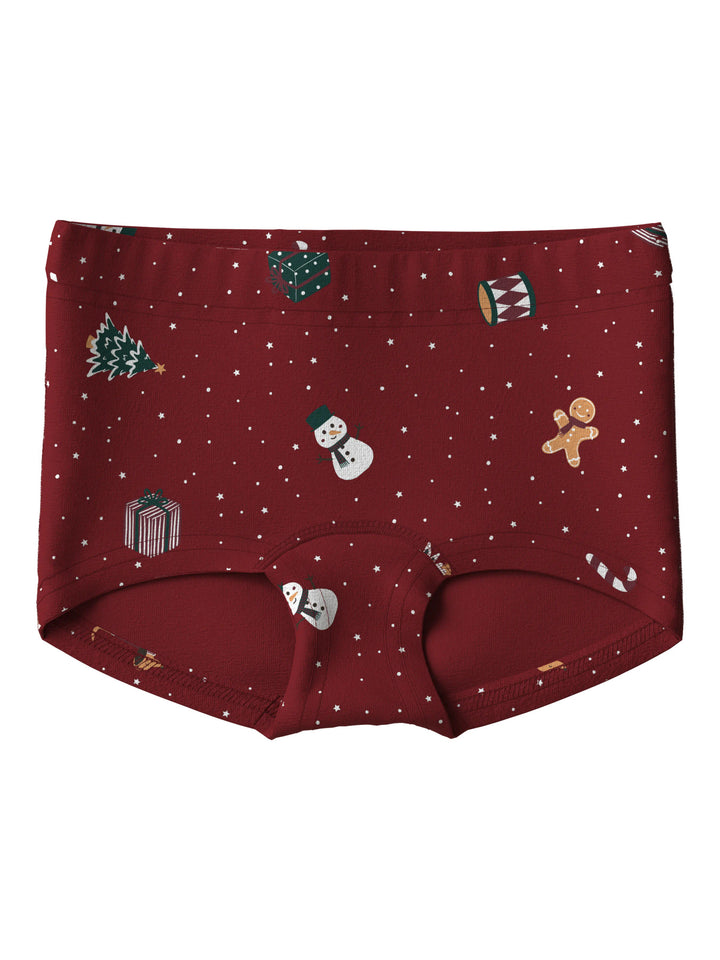 name it mini VISMAS 3pk Hipster - Red Dahlia / Pink Nectar