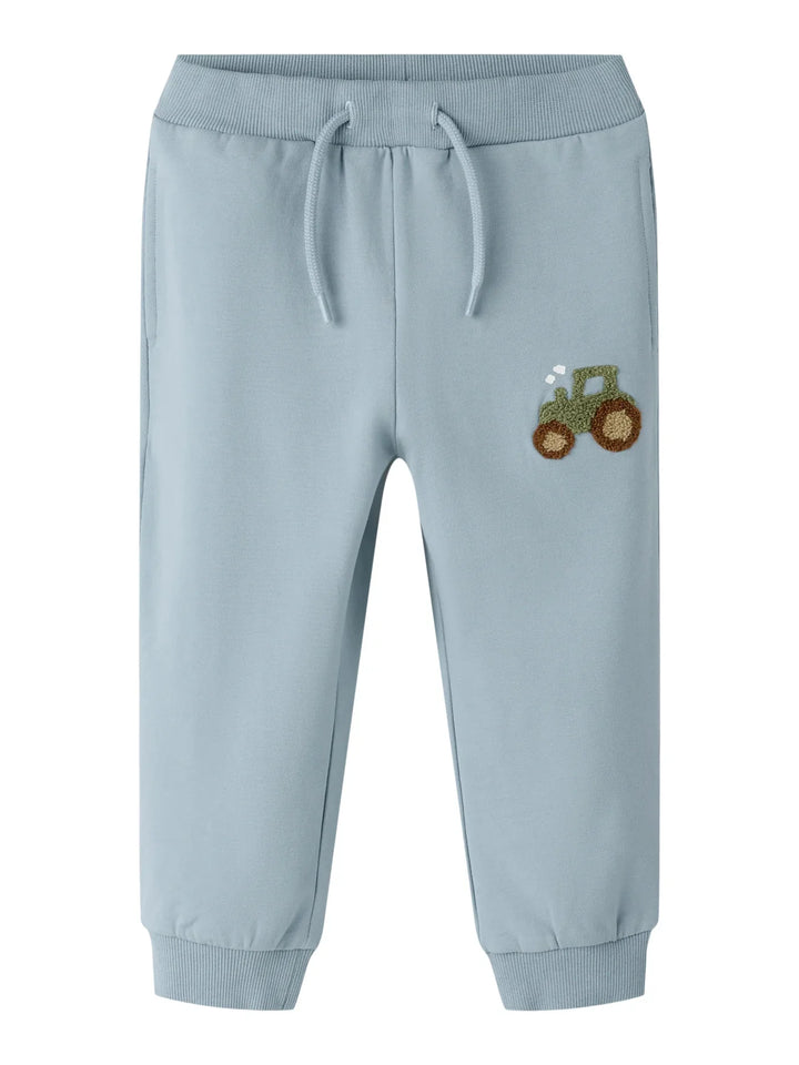 name it mini HALVOR TRAKTOR SWEAT PANT - Blue Fog