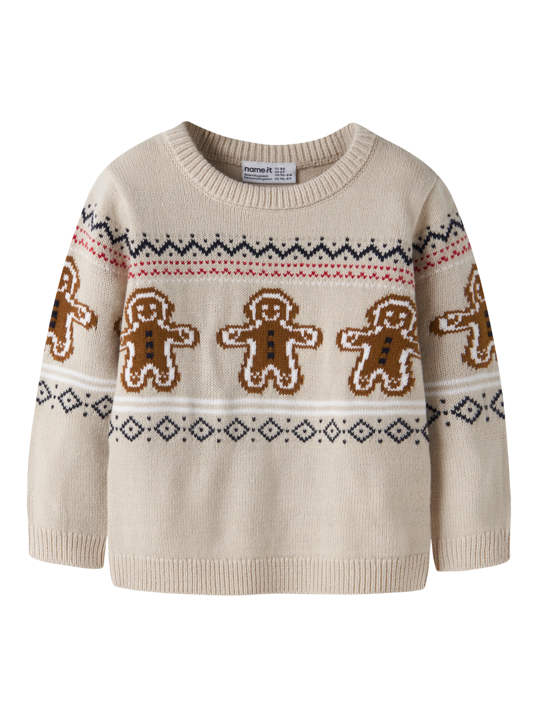 name it mini RISMAS julegenser - Peyote Melange