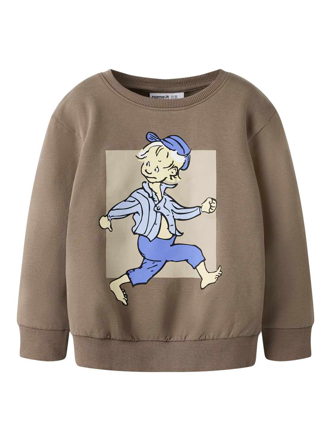 name it mini OLE EMIL Genser – Walnut