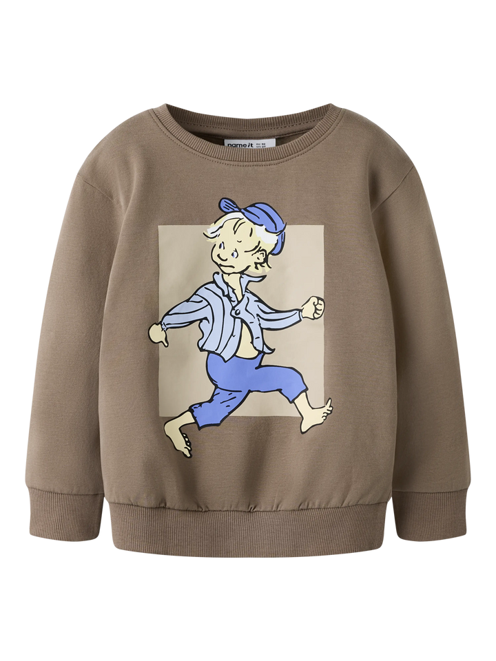 name it mini OLE EMIL Genser – Walnut