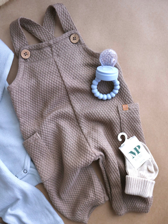 Lil' Atelier Baby NOELLO LOOSE OVERALL - Sepia Tint