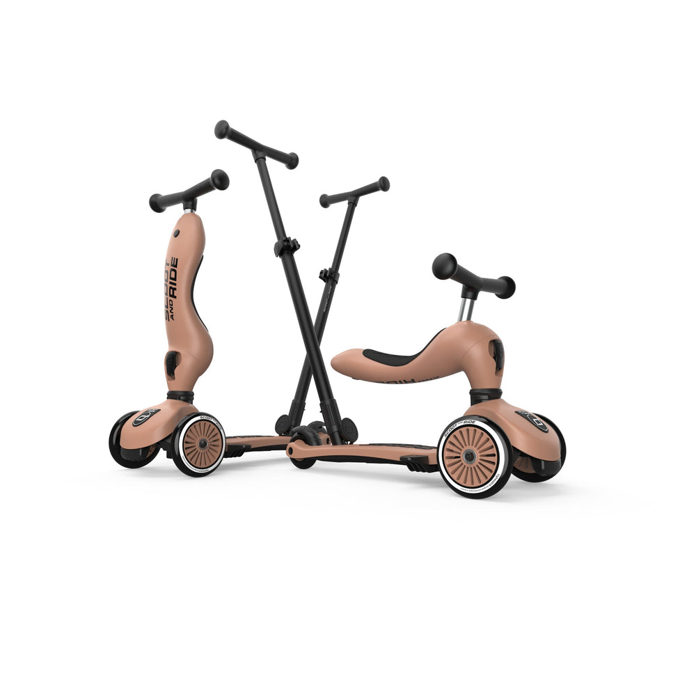 Scoot & Ride | Sparkesykkel Highwaykick 1 Push & Go - Mocha