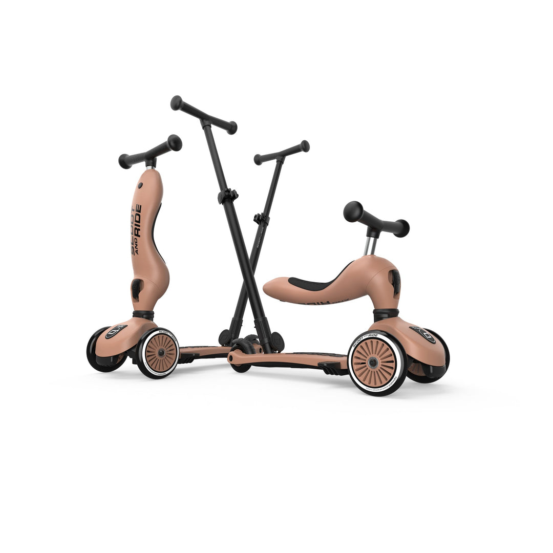 Scoot & Ride | Sparkesykkel Highwaykick 1 Push & Go - Mocha
