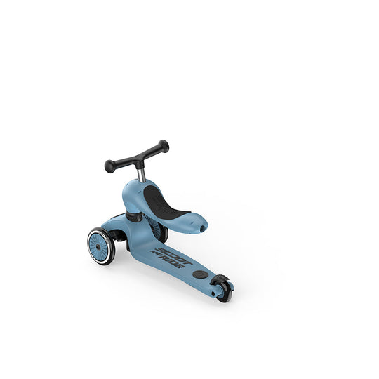 Scoot & Ride | Sparkesykkel Highwaykick 1 Push & Go - Steel - Torgunns Barneklær AS