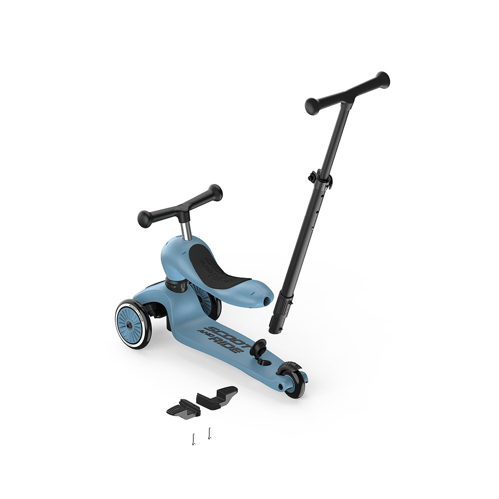 Scoot & Ride | Sparkesykkel Highwaykick 1 Push & Go - Steel - Torgunns Barneklær AS