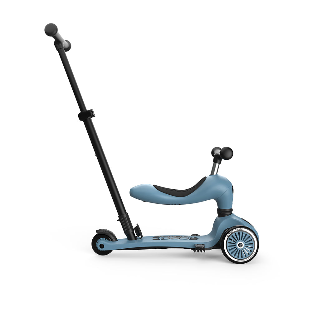 Scoot & Ride | Sparkesykkel Highwaykick 1 Push & Go - Steel - Torgunns Barneklær AS