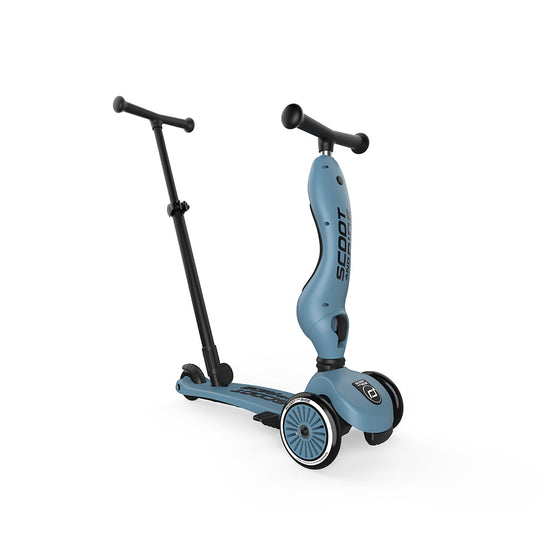 Scoot & Ride | Sparkesykkel Highwaykick 1 Push & Go - Steel - Torgunns Barneklær AS