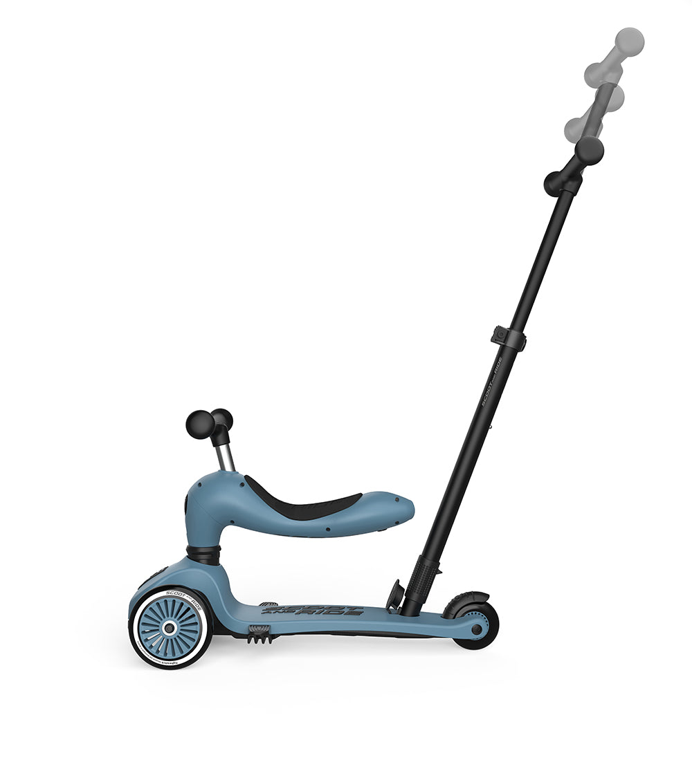 Scoot & Ride | Sparkesykkel Highwaykick 1 Push & Go - Steel - Torgunns Barneklær AS