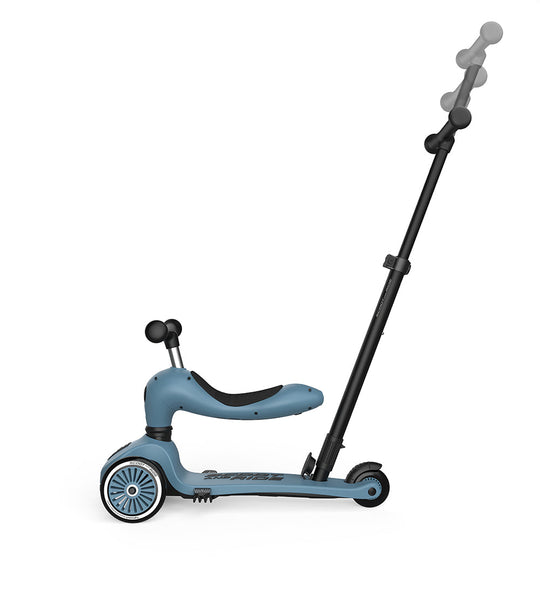 Scoot & Ride | Sparkesykkel Highwaykick 1 Push & Go - Steel - Torgunns Barneklær AS