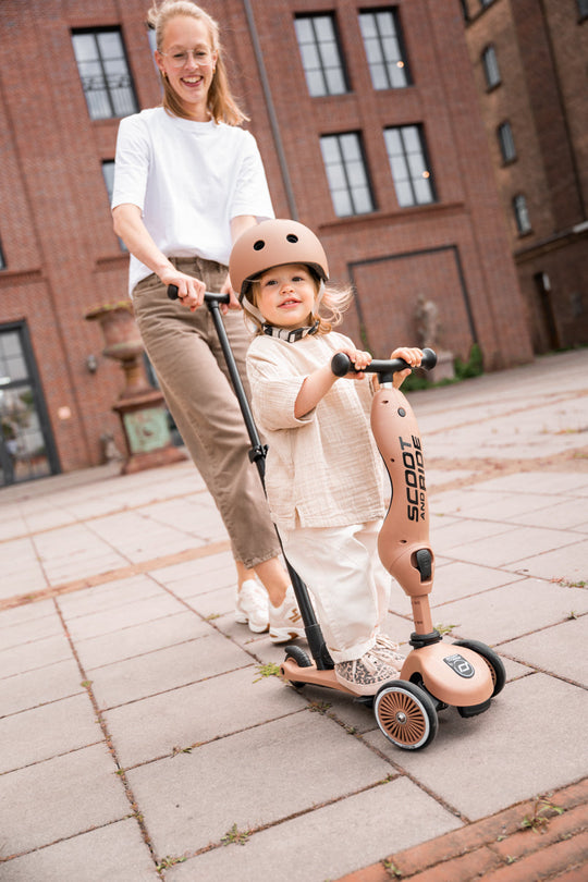 Scoot & Ride | Sparkesykkel Highwaykick 1 Push & Go - Mocha