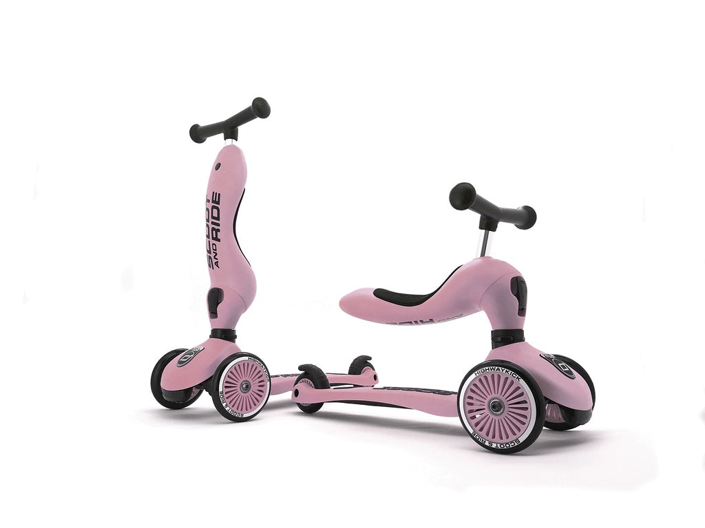 SCOOT AND RIDE | Sparkesykkel Highwaykick 1 - Rose