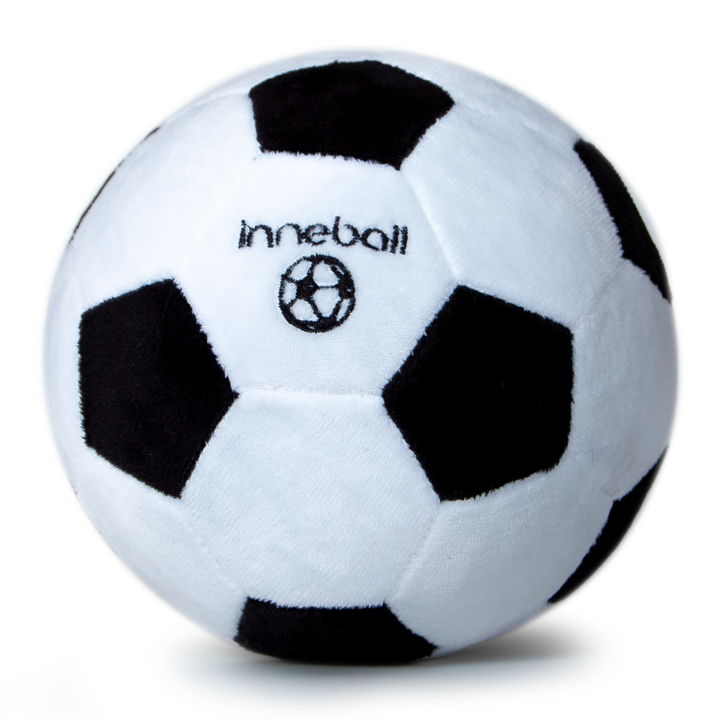Inneball | fotball til innendørs lek - Svart &amp; Hvit