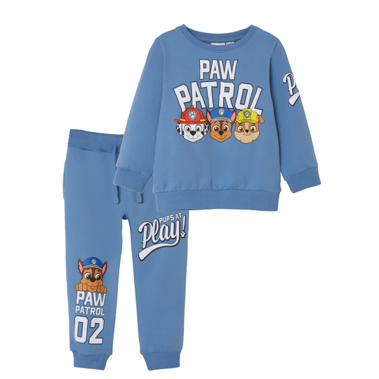 name it mini JOKBA PAW PATROL SWEAT SET - Coronet Blue