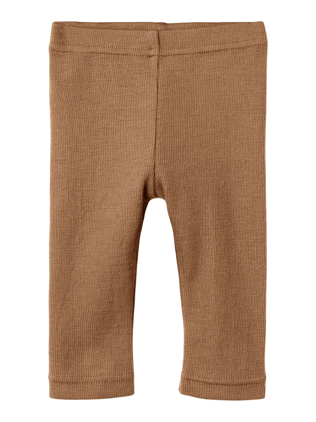 Lil' Atelier Baby NOEL NEB WOOL SLIM LEGGING - Tigers Eye - Torgunns Barneklær AS