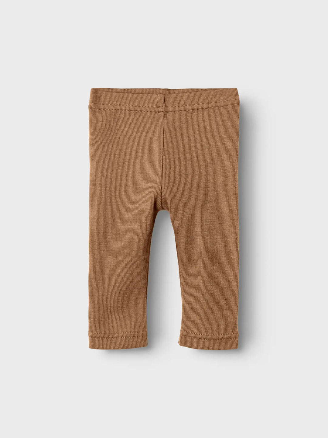 Lil' Atelier Baby NOEL NEB WOOL SLIM LEGGING - Tigers Eye - Torgunns Barneklær AS