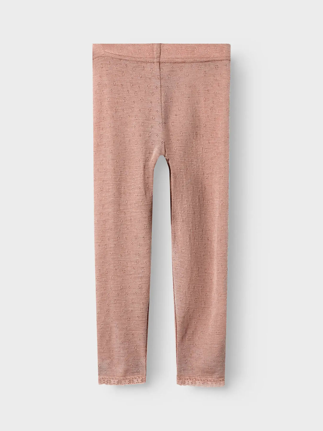 Lil' Atelier Mini NOEL NAB WOOL SLIM LEGGING - Roebuck - Torgunns Barneklær AS