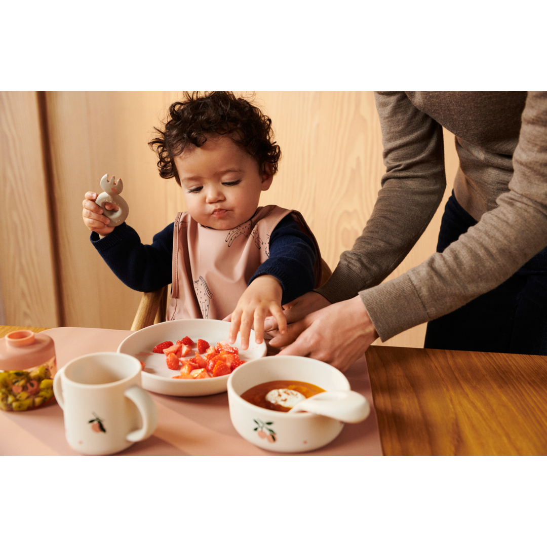 LIEWOOD Dominique Baby Food Tritan Boxes 4pk - Peach / Sea shell