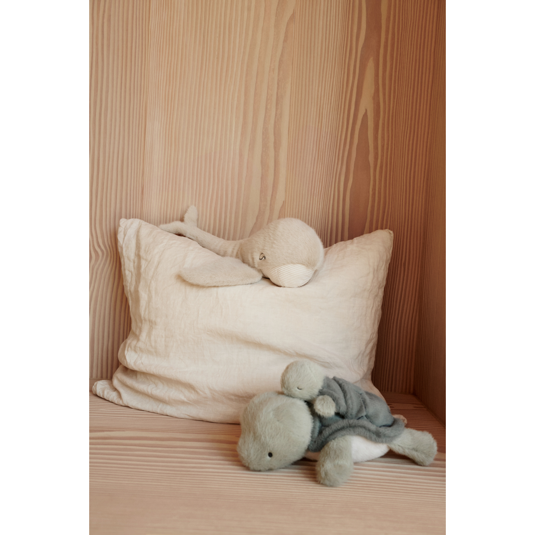 LIEWOOD Berto & Baby Turtle Teddy - Faune green